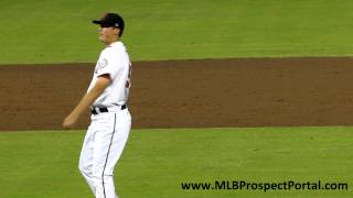 Nationals LHP Sammy Solis - Arizona Fall League 2011 - warming up for Scottsdale Scorpions