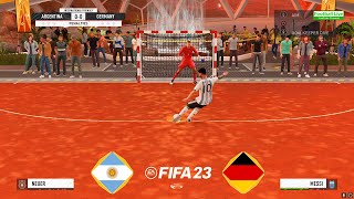 FIFA 23 | Argentina vs. Germany | Penalty Shootout Futsal | Messi vs Germany - Gameplay PC