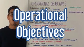 Operational Objectives