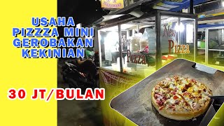 CUMA JUAL PIZZA MINI GEROBAKAN BISA KULIAHKAN ANAK KE JEPANG RESEP OMSET 30JT || BOSAN JADI PEGAWAI