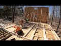 timelapse building our dream cabin in the woods in 15 minutes airbnb