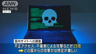 サイバー攻撃25倍に増加　ウクライナ侵攻からリスク高まる(2022年3月4日)