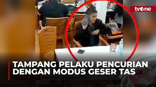 WASPADA! Aksi Pencurian Modus Geser Tas di Jakarta Terekam CCTV