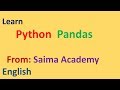 Python Pandas Missing Data Values, isnull,notnull,mean,median etc: English