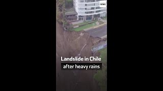 Landslide in Chile after heavy rains