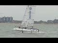 van de Meer and Bouwer Foil Upwind in style at the 2023 Sailing World Championship