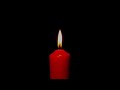 Red Burning Candle | 10 Hours