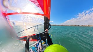 24 November 2024 | #windsurfing  | #larnaca  #cyprus  | 20-25 knots wind