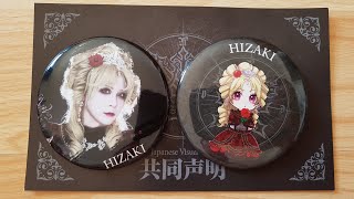 Japanese Visual Metal Can Pin Button Badge Set HIZAKI Version