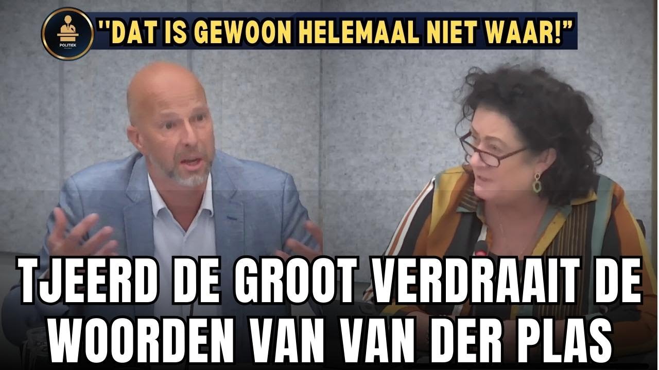 Tjeerd De Groot Verdraait De Woorden Van Caroline Van Der Plas: ''Dit ...