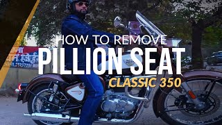 2024 RE-Classic Single Seater Look | Bobber Style - Part1 #royalenfield #classic350 @roadrunner400