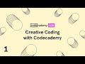Creative Coding with Codecademy #1: Intro to p5.js