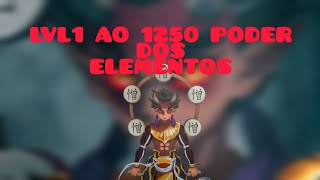 LVL1 AO 1250 COMO UM ONI NO DEMON BLADE.ep5 poder dos elementos