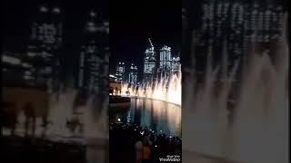 Dancing Fountain Of Burj Khalifa || Dubai ||