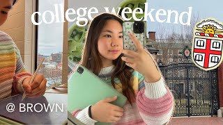 Weekend at Brown University (campus tour, making friends, exploring cafes)
