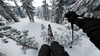 Rock Drops and Pow at Mammoth Mountain - POV