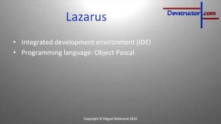 Lazarus Tutorial #1 - Learning programming