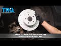 How to Replace Rear Brakes 2013-2019 Ford Escape