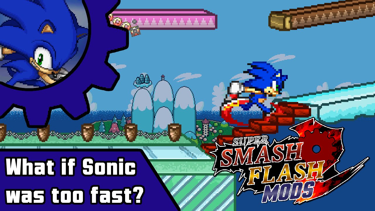 Sonic мод много денег. Соник флеш игры. Super Smash Flash 2 Sonic. Соник и флеш. Ssf2 Mod Sonic.