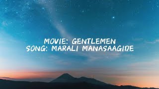 Gentleman kannada movie songs | Marali Manasaagide Song | Video Song | Prajwal | Nishvika