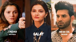 Galat Status | Rubina Dilaik | Paras Chhabra | Asees Kaur | Galat Song Full Screen Status|MNCREATION