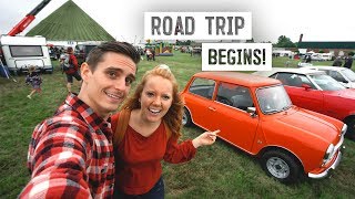 European Road Trip BEGINS! - Vintage Car / Airplane Festival (Brussels to Diest, Belgium)