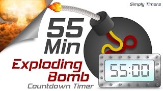 55 min exploding countdown timer