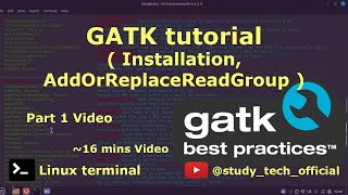 GATK Installation | AddOrReplaceReadGroup | Variant analysis #bioinformatics #tutorial #genomics