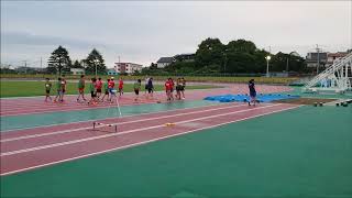 200919 池の川 幅跳び3歩ドリル