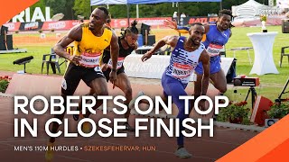 Roberts beats Olympic champion Parchment in 110m hurdles | Continental Tour Gold 2023