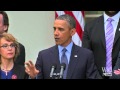 President Obama Comments on Failed Gun Law