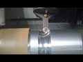 steel turning demo with hypnotic chip flow seco tools