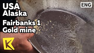 【K】USA Travel-Alaska[미국 여행-알래스카]페어뱅크스 1 금광 체험/Fairbanks 1 Gold mine/Experience/Train