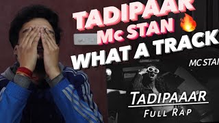 MC STAN TADIPAAR Reaction | Tadipaar Reaction | REAL REACTION *UNCUT*| RTV PRODUCTIONS