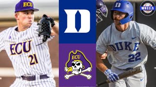 #9 Duke vs #6 East Carolina Highlights | 2024 College Baseball Highlights