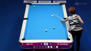 Han Yu vs Fu Xiaofang | Women Billiard 9-Ball Pool World Championship 2014 | part 6