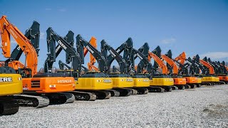 The state of the art Hitachi EX2000-7 and EX8000-7 complete its mining Dash7 mining excavator lineup