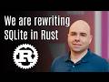 Small data, big features: we are rewriting SQLite! ft. Glauber Costa