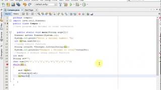 Java program for decimal to octal conversion