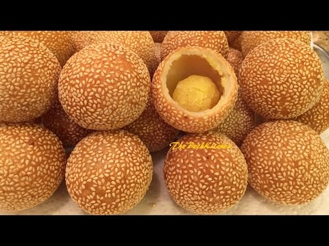 Sesame Balls Recipe - Bánh Cam - Bánh Rán Sesame Balls Recipe - Bánh Cam - Bánh Rán