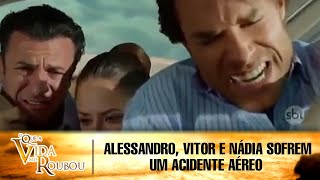 OQAVMR - Alessandro, Vitor e Nádia sofrem um acidente aéreo; Montserrat acorda após a cirurgia