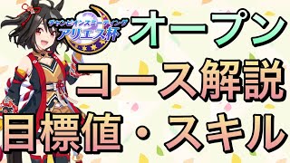 【ウマ娘】アリエス杯はスピード勝負‼︎コース解説\u0026目標値・スキル等について紹介します‼︎