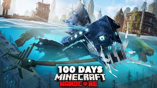 I Spent 100 Days in a Flood Apocalypse in Hardcore Minecraft... Here's What Happ