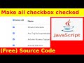 Ep75 - onclick checkbox make all checkbox checked - Javascript source code