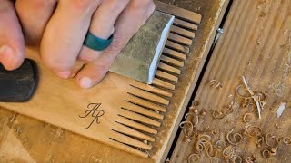 Making A Wood Comb For My Daughter
