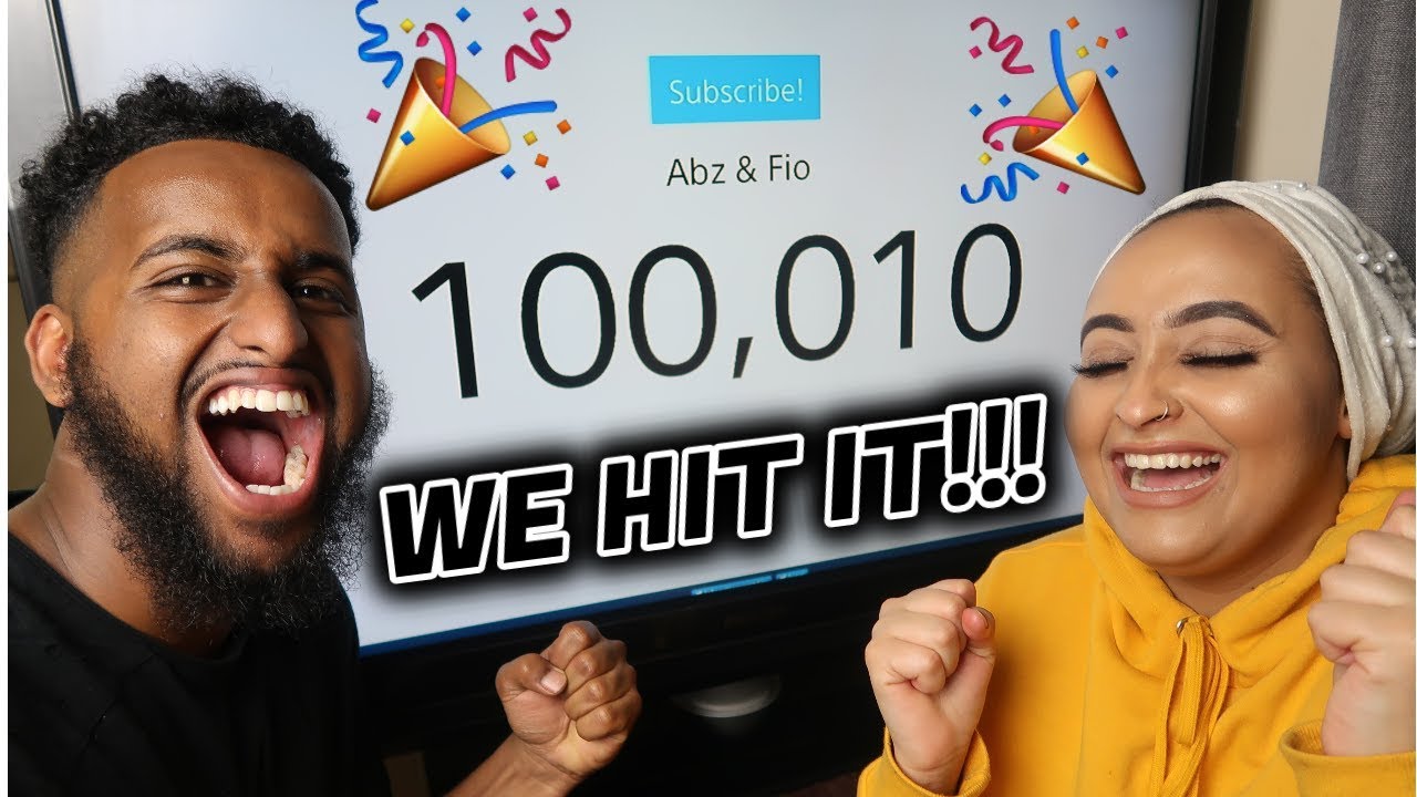 We Hit 100k Subscribers Very Emotional Youtube