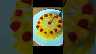 pineapple custard cake|#cake|#pudding|#dessert|#shorts|#ytshorts|#viral