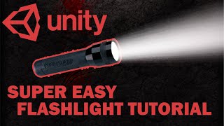 [Unity Tutorial] Beginner Flashlight Tutorial! (Using 'F' to Toggle On/Off)