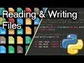 Reading & Writing Files In Python