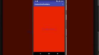 android custom overflow menu example